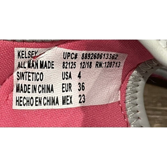 Eddie Bauer Kelsey Sport Sandals Girls Size 4 Pink Adjustable Straps Shoes - Picture 11 of 12